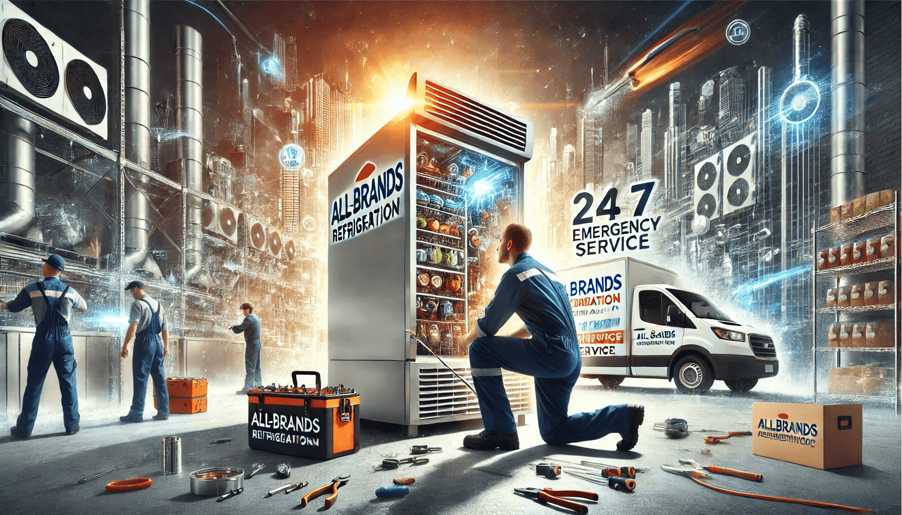 Tech working on Commercial Applinance Repair Services